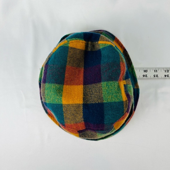 MANHATTAN HAT COMPANY Bucket Hat w/ Jewel Bling Fabric Band Orange Green Blue - Picture 7 of 11